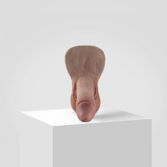 Ultra-realistic Emisil FTM packer model displayed on a white platform, neutral background