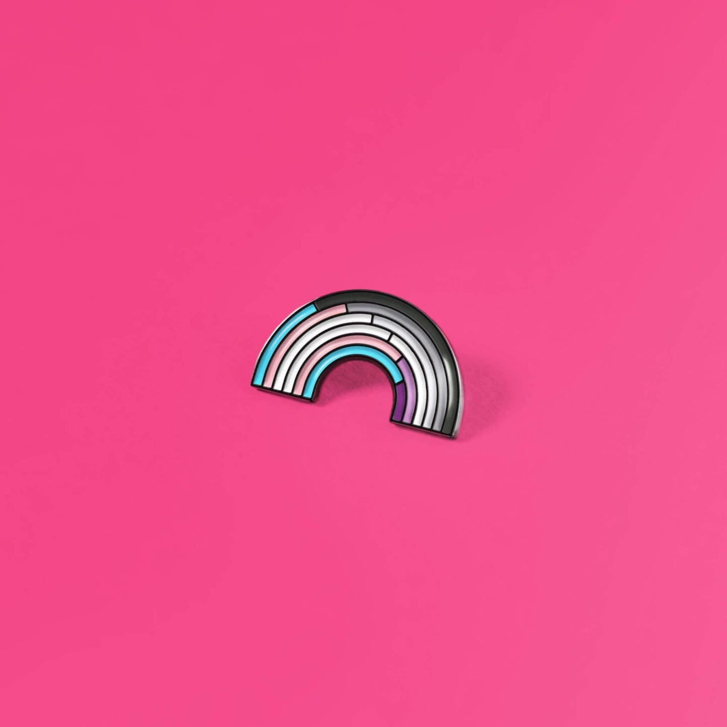 The Pin Prick - The Trans/Rainbow Enamel Pin