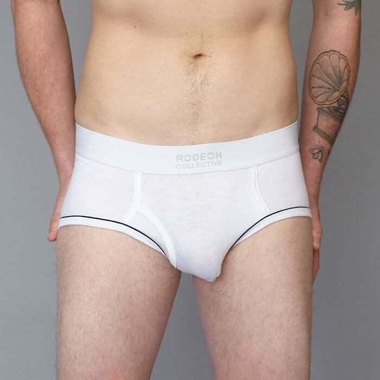 Trans wearing packer behind underwear