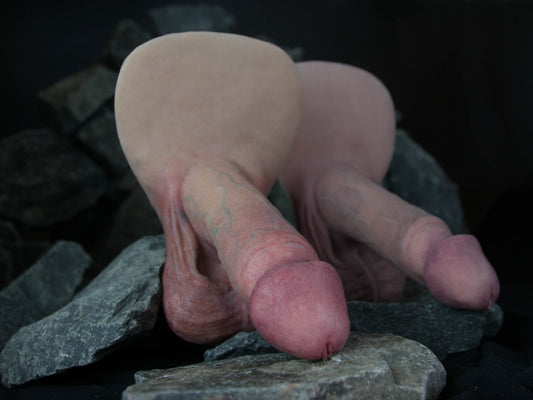 Hyper-realistic FTM packer silicone texture detail