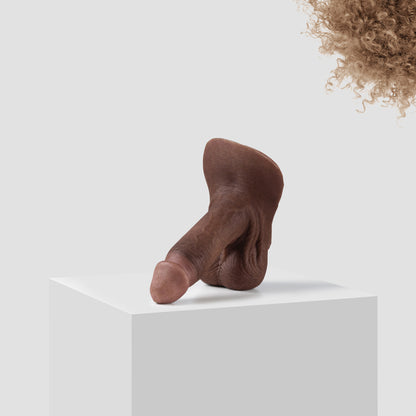 Emisil ER09 FTM pack and play prosthetic in skin shade S11 with blond hair