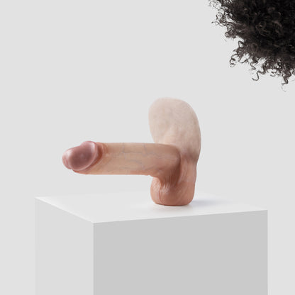 Emisil ER10 FTM pack and play prosthetic in skin shade S01 with black hair