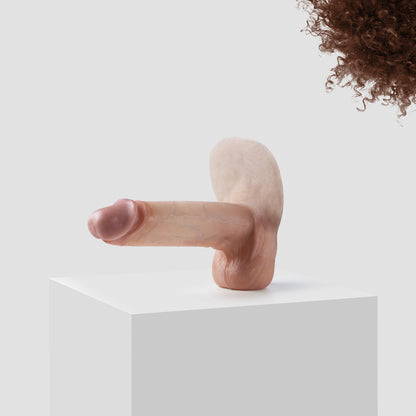 Emisil ER10 FTM pack and play prosthetic in skin shade S01 with brown hair