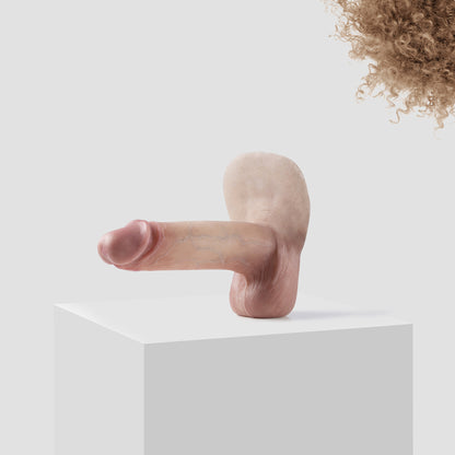 Emisil ER10 FTM pack and play prosthetic in skin shade S02 with blond hair