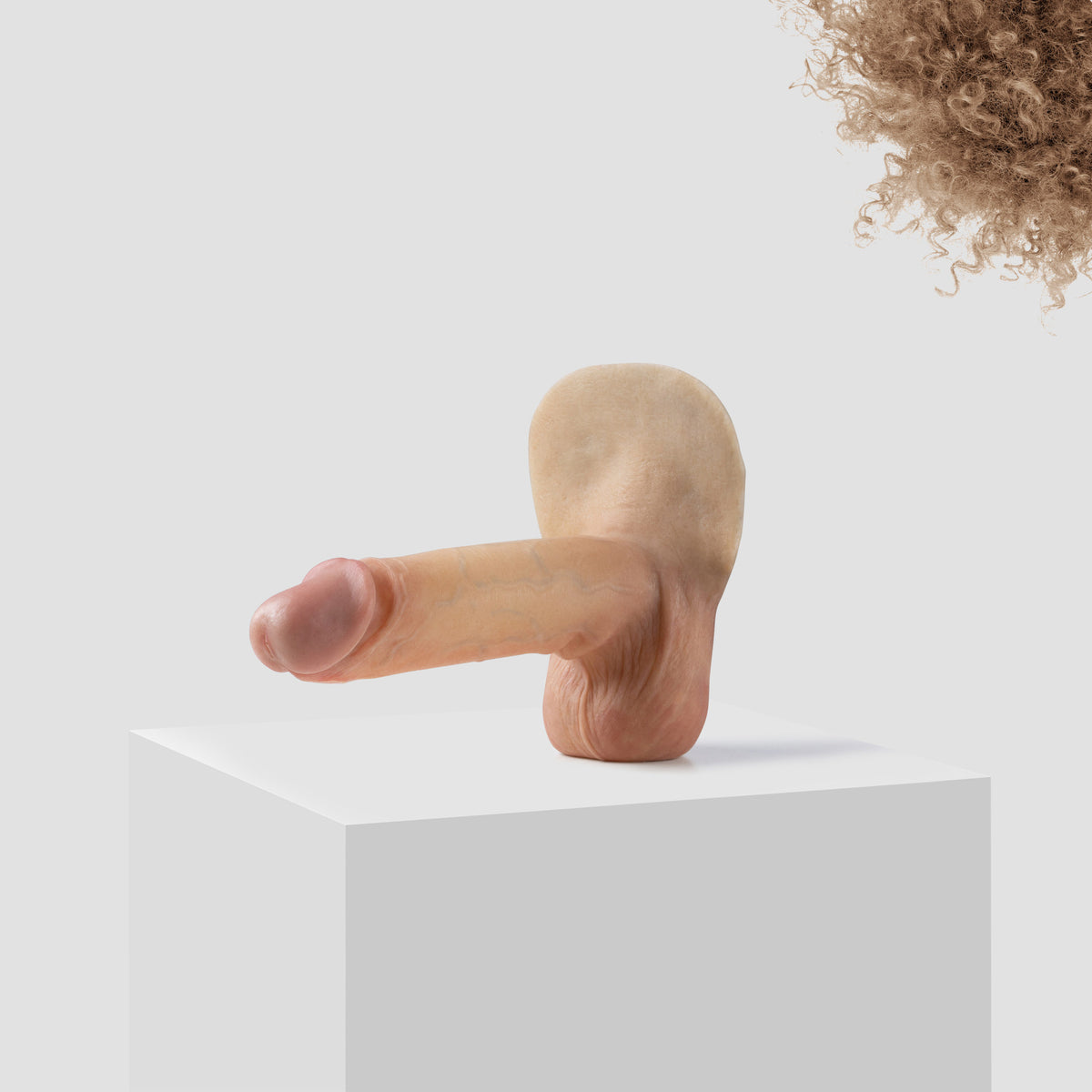 Emisil ER10 FTM pack and play prosthetic in skin shade S03 with blond hair