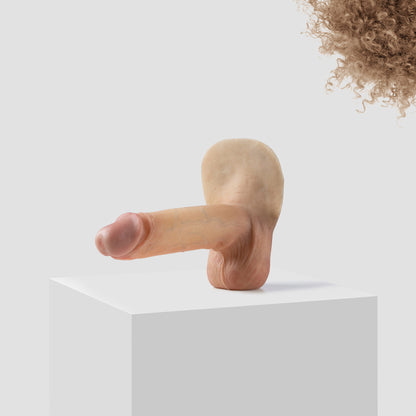 Emisil ER10 FTM pack and play prosthetic in skin shade S03 with blond hair