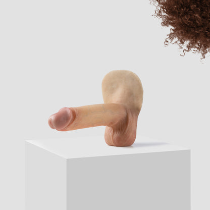Emisil ER10 FTM pack and play prosthetic in skin shade S03 with brown hair