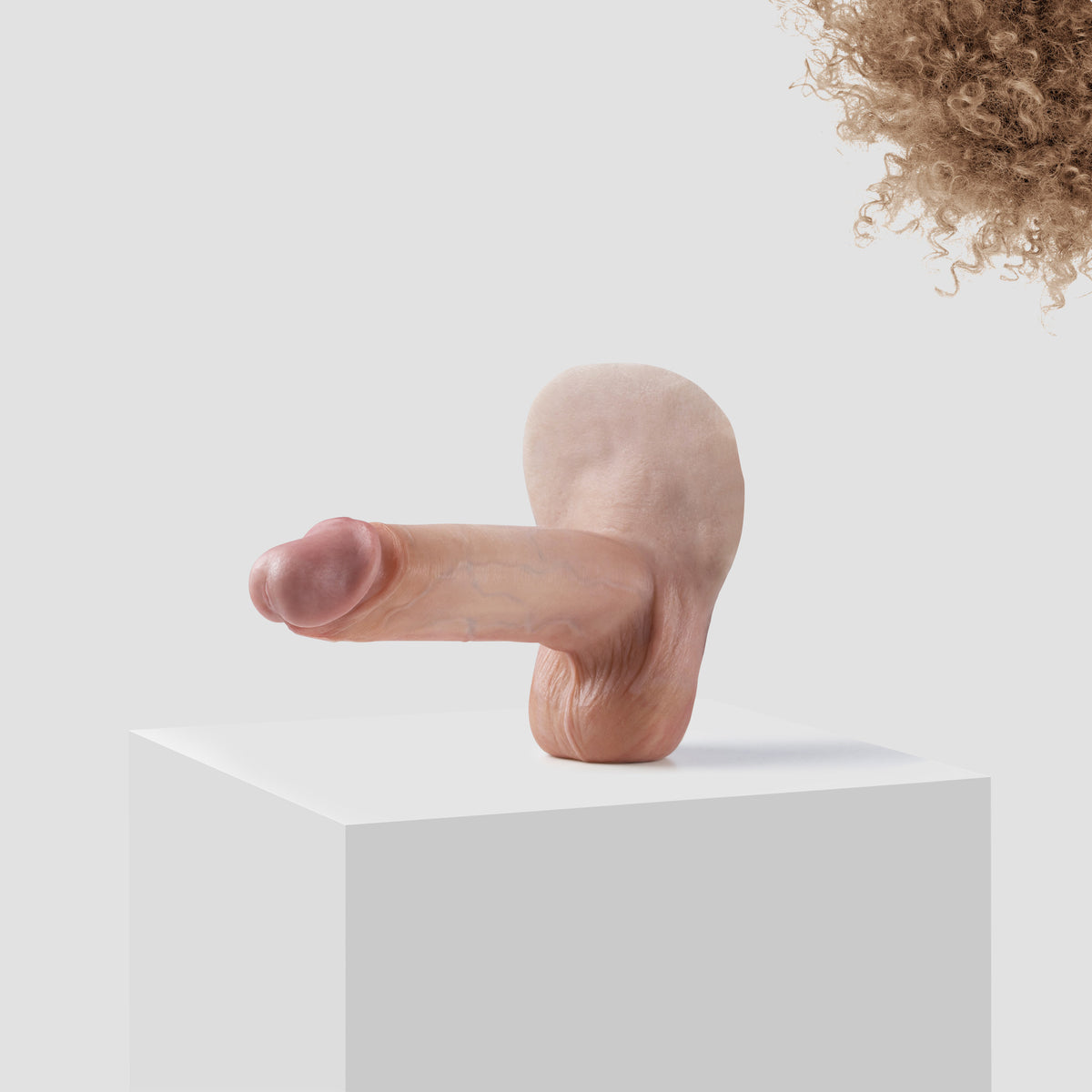 Emisil ER10 FTM pack and play prosthetic in skin shade S08 with blond hair
