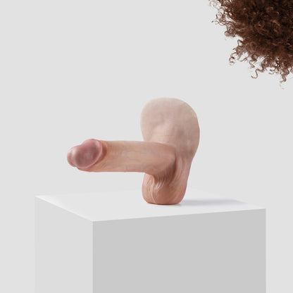 Emisil ER10 FTM pack and play prosthetic in skin shade S08 with brown hair