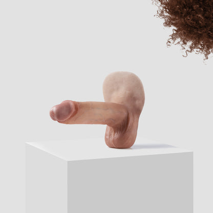 Emisil ER10 FTM pack and play prosthetic in skin shade S09 with brown hair