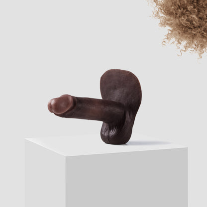 Emisil ER10 FTM pack and play prosthetic in skin shade S16 with blond hair