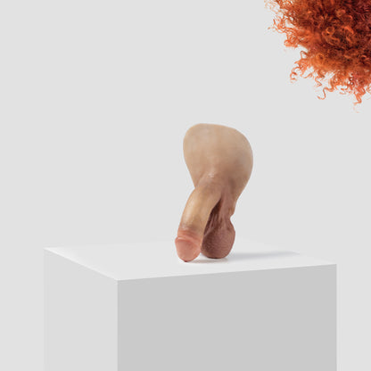 Emisil FL03 soft FTM packer in skin shade S07 with ginger hair