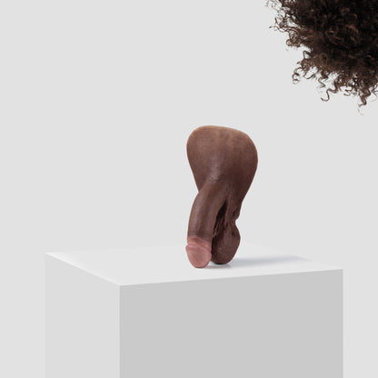 Emisil FL03 soft FTM packer in skin shade S11 with dark brown hair