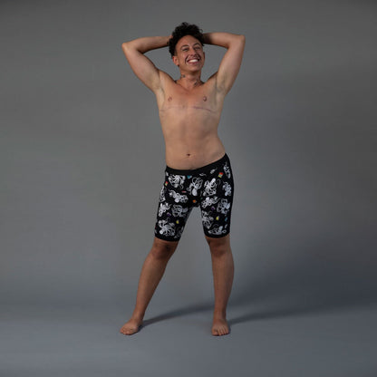 FTM model wearing Emisil 3rd generation STP packer for discreet packing