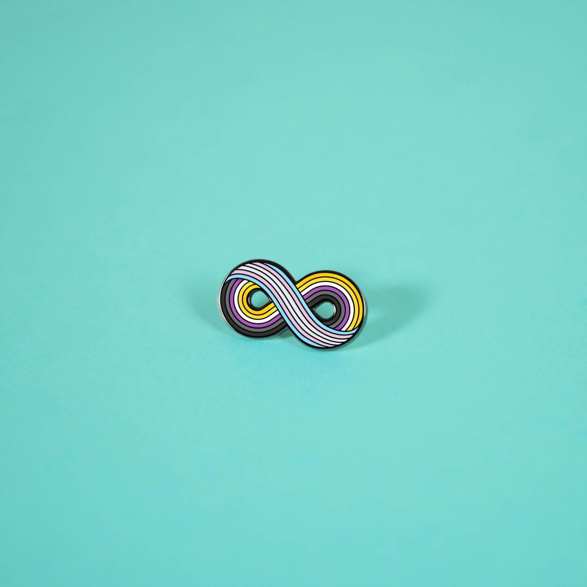 The Pin Prick - Non-Binary/Trans Infinite Enamel Pin