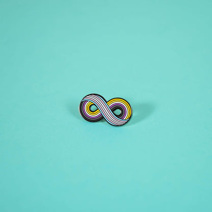 The Pin Prick - Non-Binary/Trans Infinite Enamel Pin