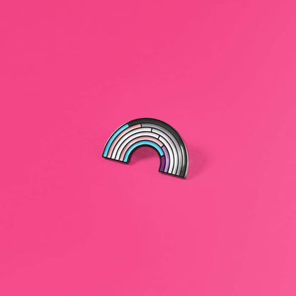 The Pin Prick - The Trans/Rainbow Enamel Pin