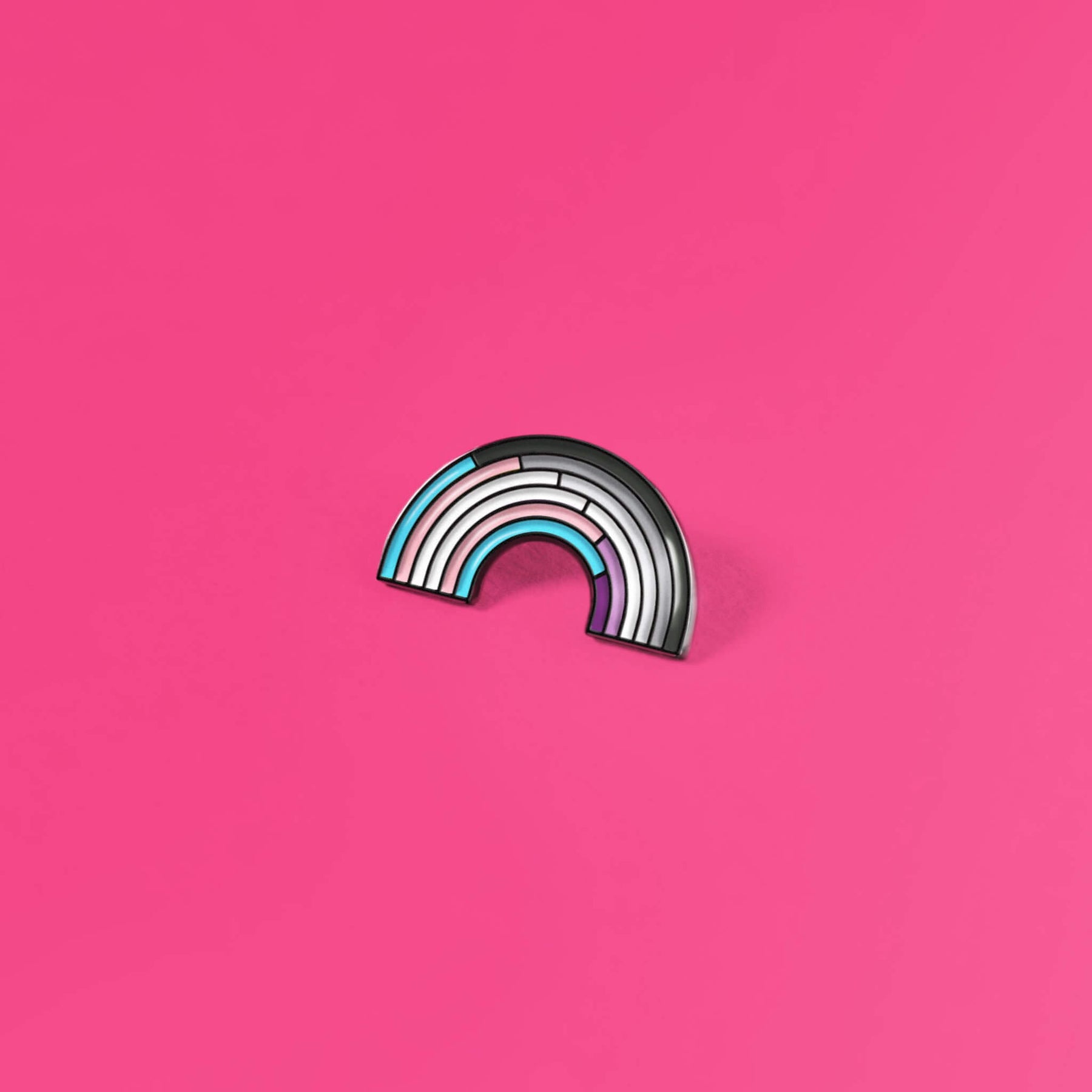 The Pin Prick - The Trans/Rainbow Enamel Pin