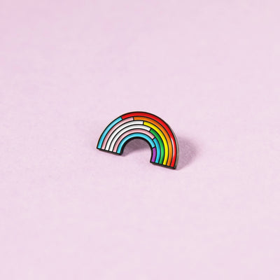 The Pin Prick - The Trans/Rainbow Enamel Pin