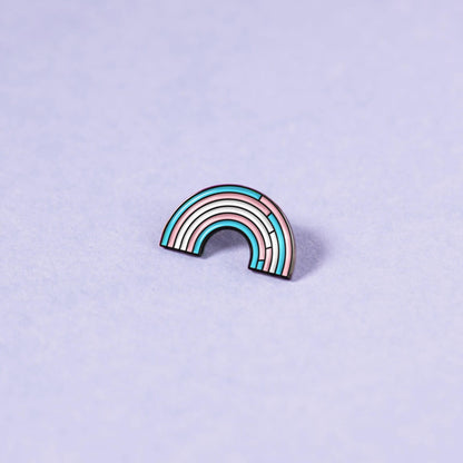 The Pin Prick - The Trans/Rainbow Enamel Pin